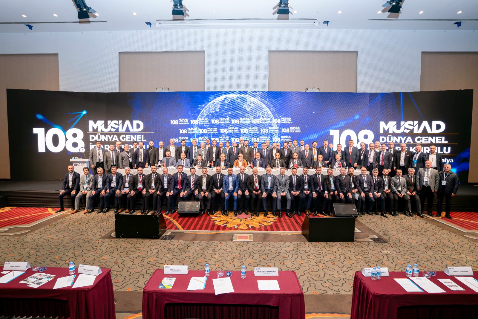 MÜSİAD 108. DÜNYA GENEL İDARE KURULU ANTALYA’DA GERÇEKLEŞTİ