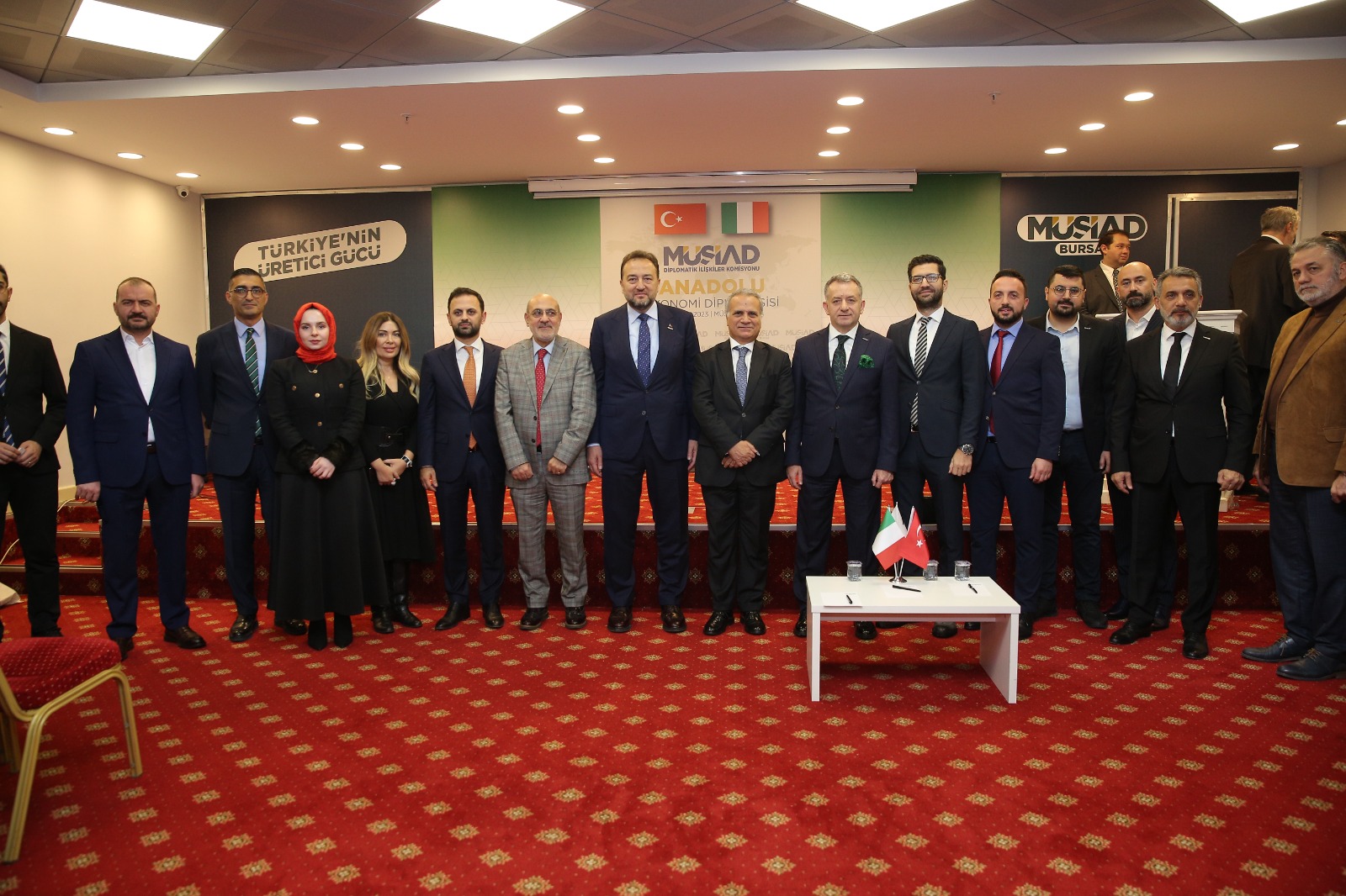 MÜSİAD İTALYA İLE TİCARİ DİPLOMASİ KÖPRÜSÜNÜ BURSA’DA KURDU