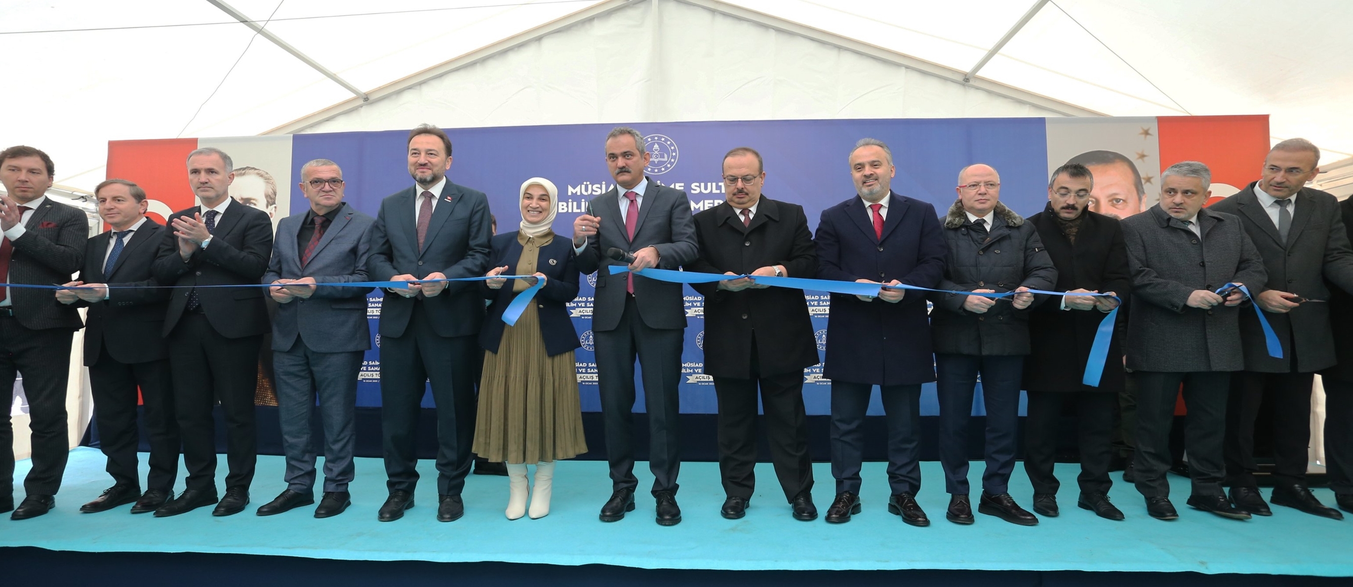 MÜSİAD SAİME SULTAN BİLİM VE SANAT MERKEZİ TÖRENLE AÇILDI
