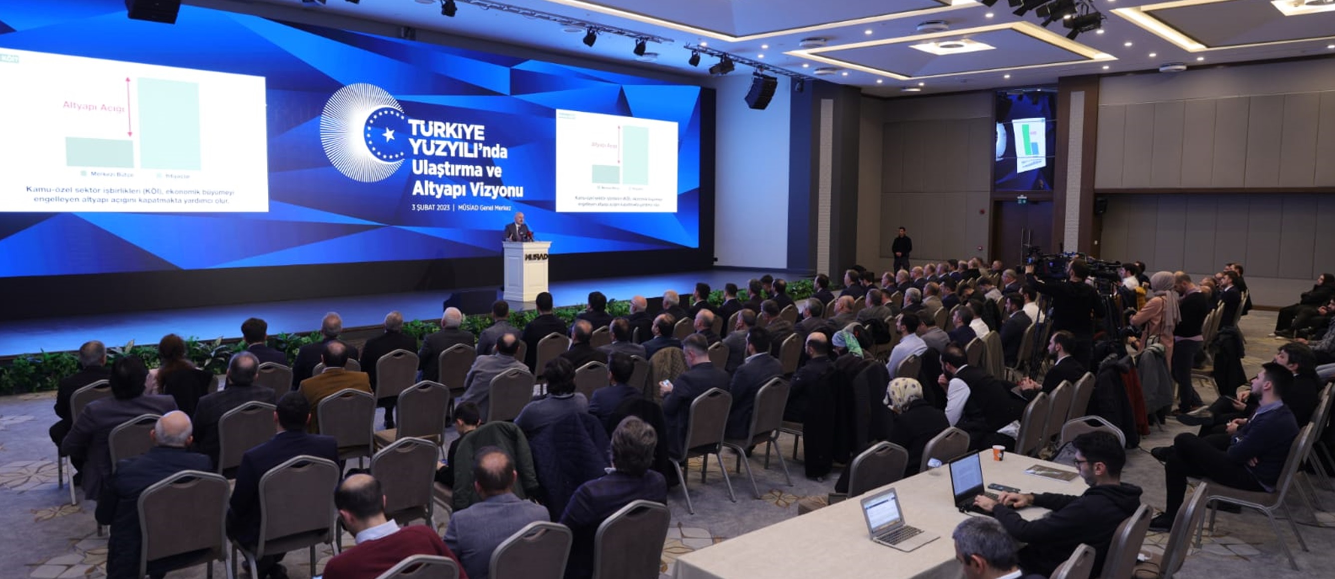 TÜRKİYE YÜZYILINDA ULAŞTIRMA VE ALTYAPI VİZYONU MÜSİAD'DA ELE ALINDI
