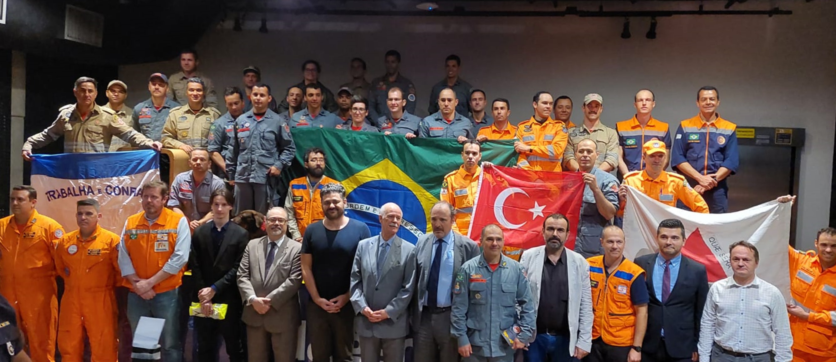 BREZİLYA ARAMA KURTARMA EKİBİ ÜLKESİNE DÖNDÜ, MÜSİAD BREZİLYA HEYETİ KARŞILAMA PROGRAMINA KATILDI