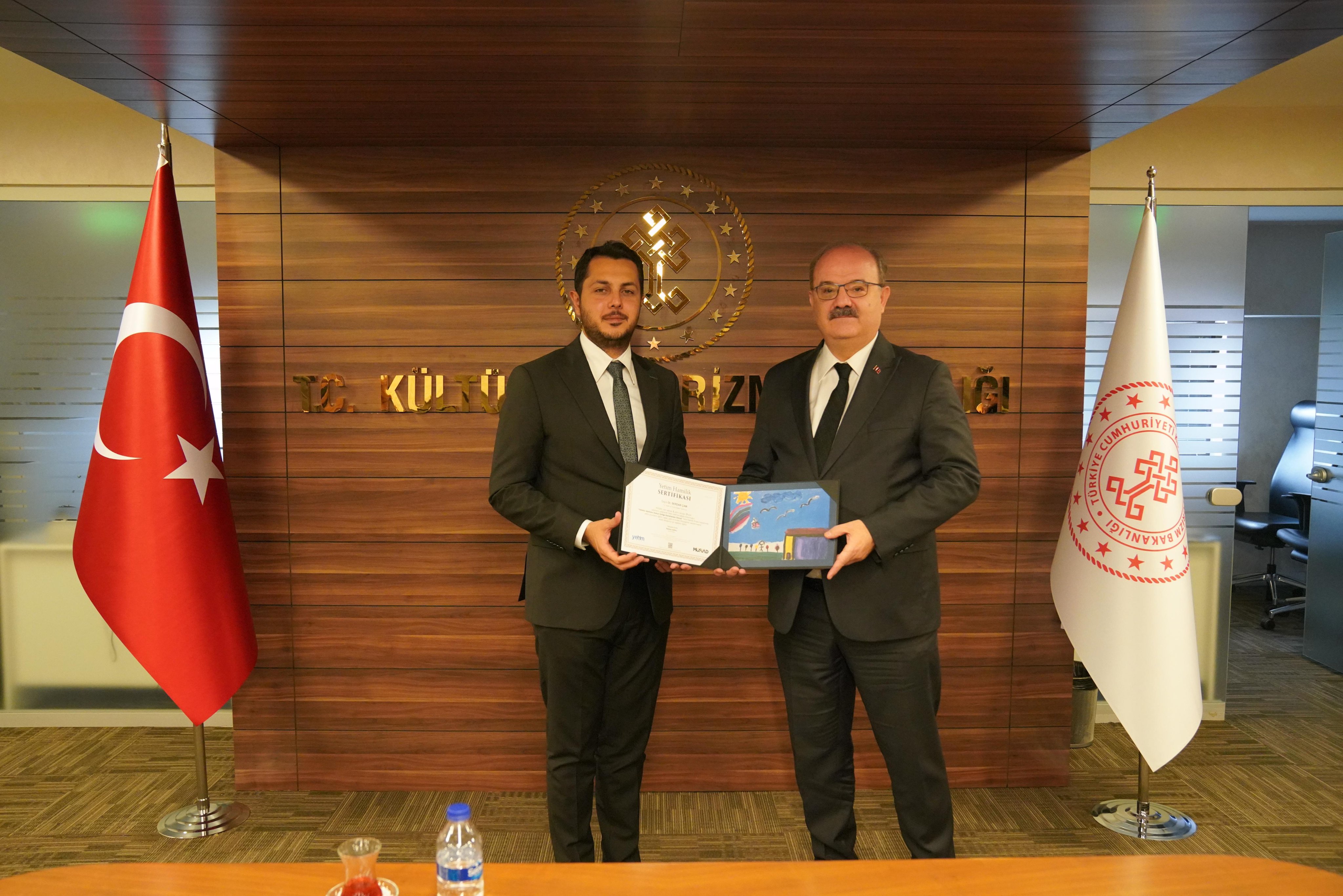 GENÇ MÜSİAD'DAN KÜLTÜR VE TURİZM BAKANI YARDIMCISI SN. SERDAR ÇAM ZİYARETİ