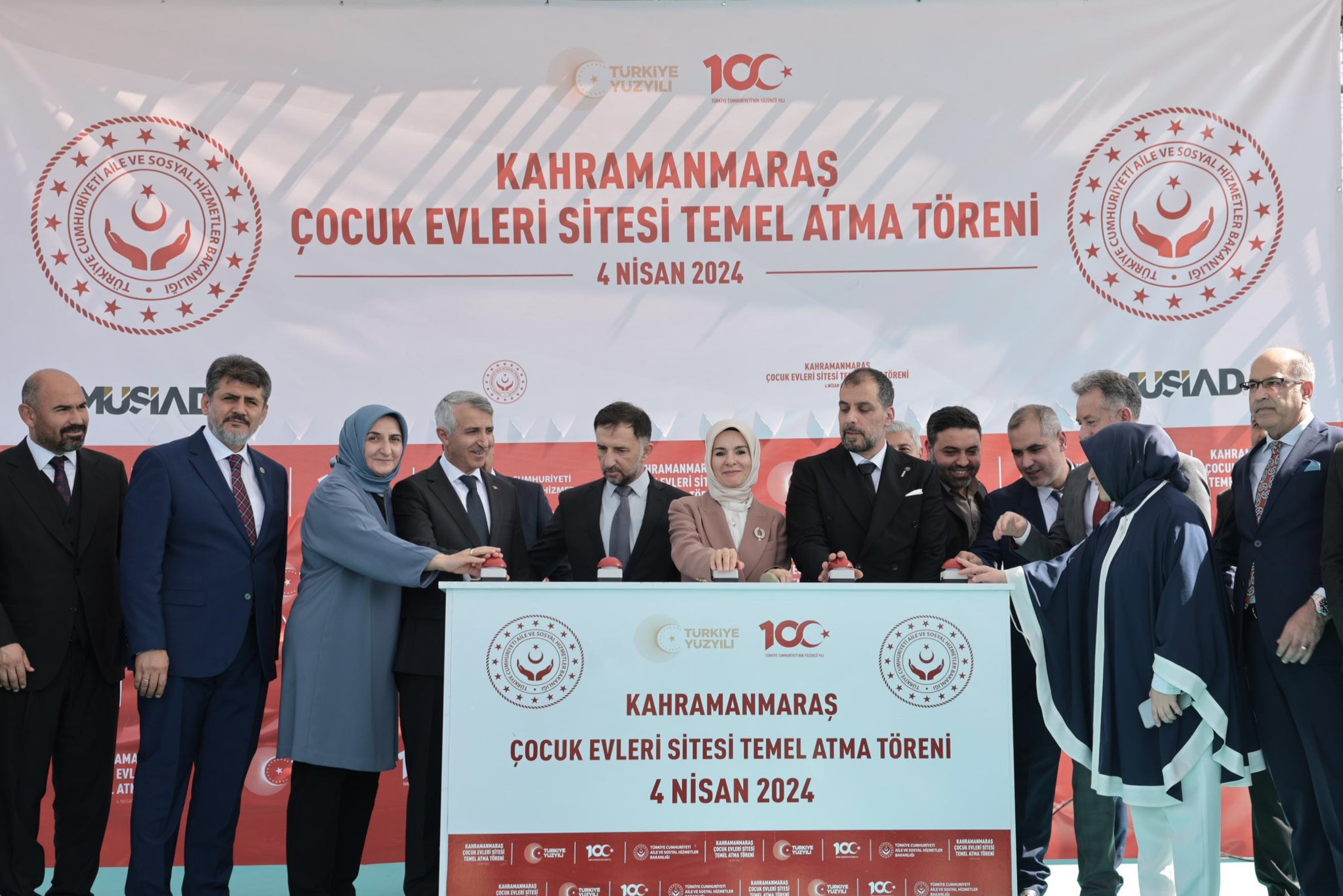 KAHRAMANMARAŞ’TA ÇOCUK EVİ TEMEL ATMA TÖRENİ GERÇEKLEŞTİ