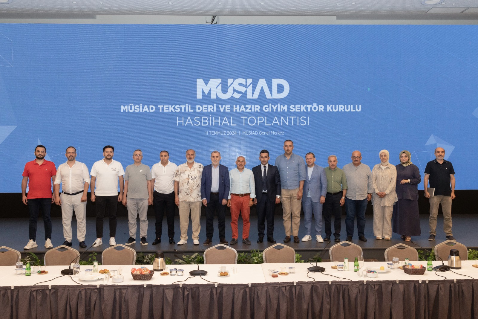 TEKSTİL DERİ VE HAZIR GİYİM SEKTÖR KURULU HASBİHL TOPLANTISI DÜZENLENDİ