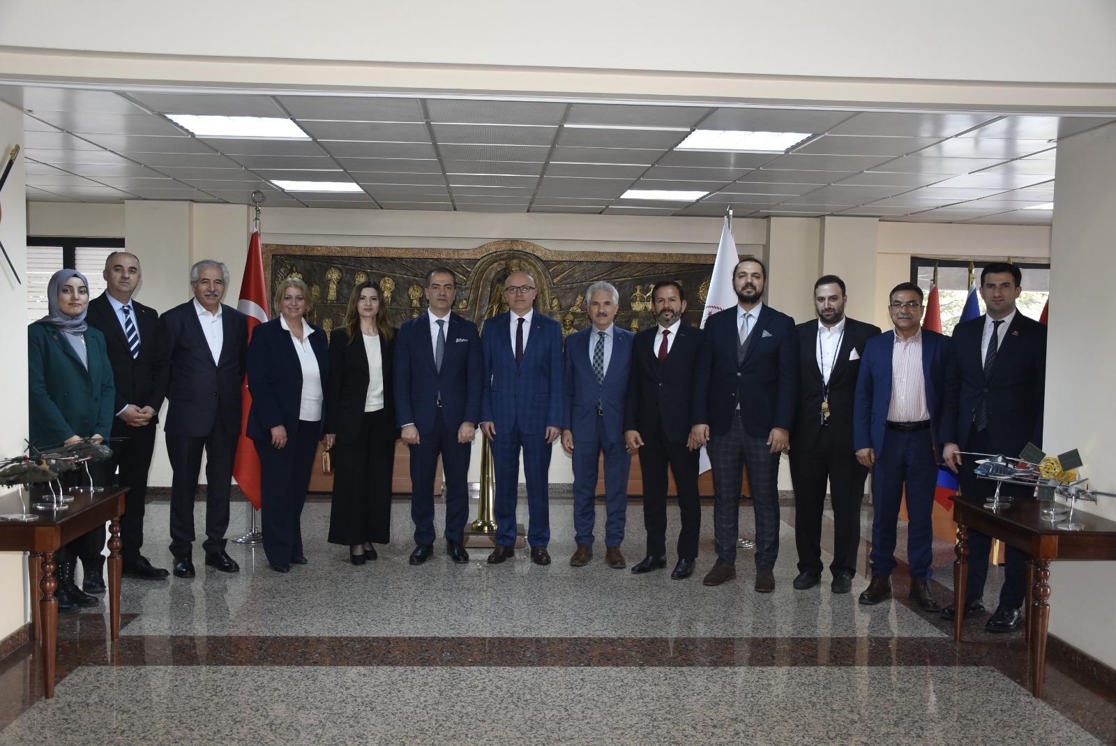 MÜSİAD SAVUNMA SANAYİ SEKTÖR KURULU YÖNETİMİ, DR. CELAL SAMİ TÜFEKCİ'Yİ ZİYARET ETTİ