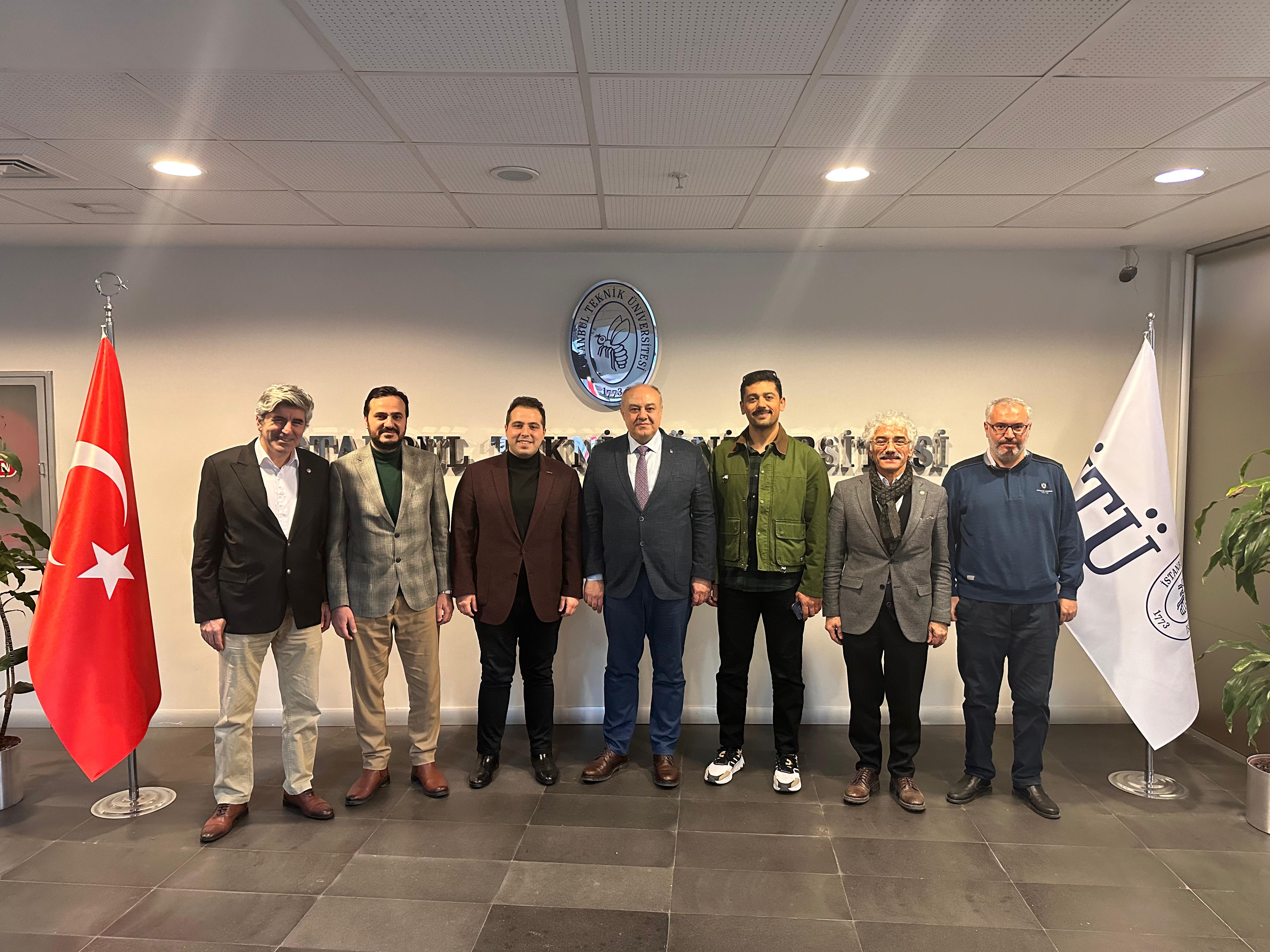 KİMYA, METAL VE MADEN SEKTÖR KURULU İTÜ REKTÖR YARDIMCISI VE MADEN FAKÜLTESİ DEKANI PROF.DR MUSTAFA KUMRAL’A ZİYARET GERÇEKLEŞTİRDİ