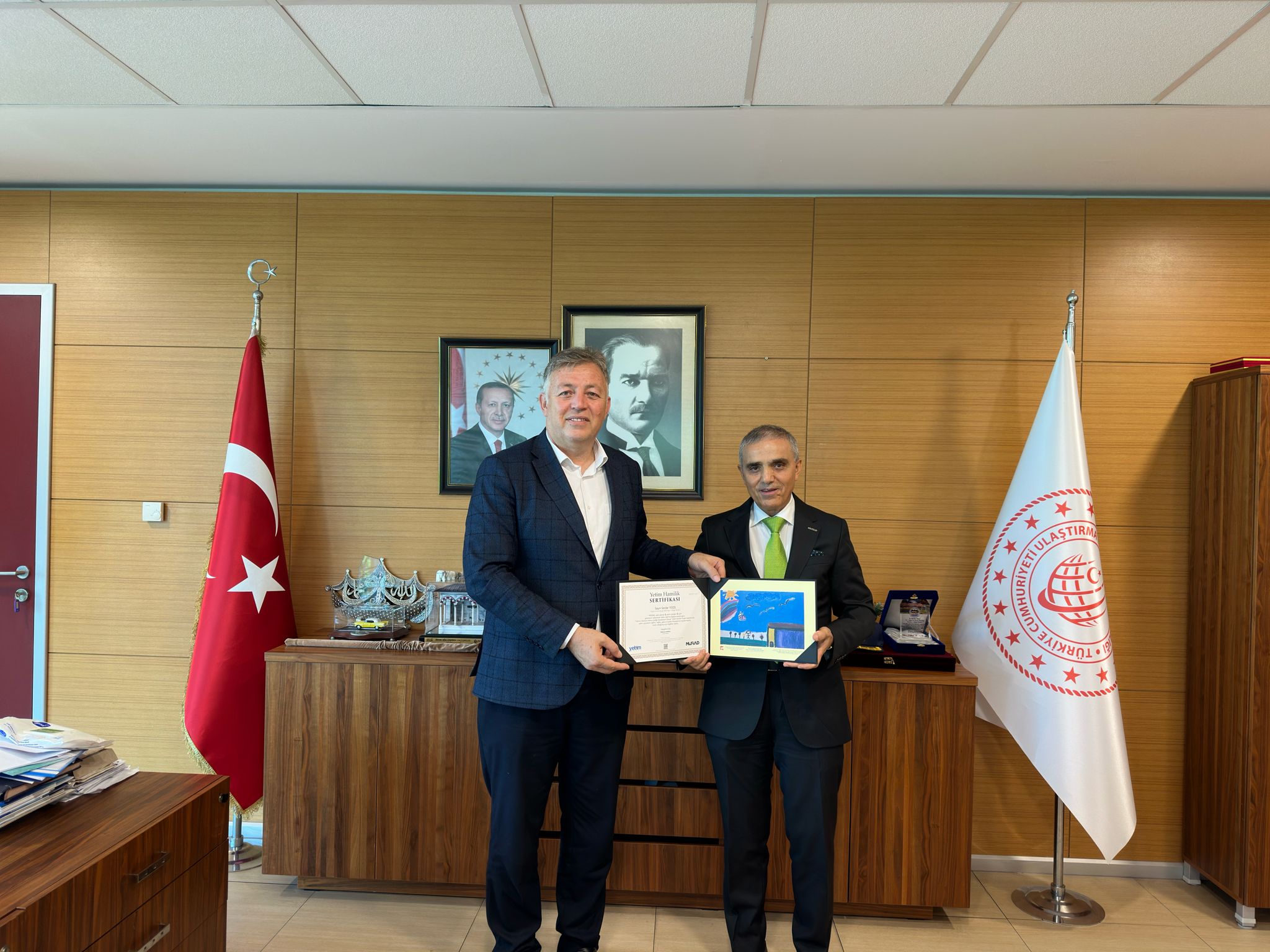LOJİSTİK SEKTÖR KURULU'NDAN ULAŞTIRMA VE ALTYAPI BAKANLIĞI 1. BÖLGE MÜDÜRLÜĞÜNE ZİYARET