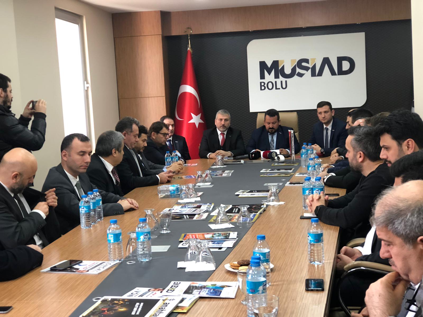 MÜSİAD BOLU ŞUBESİ’NDE BASIN TOPLANTISI DÜZENLENDİ